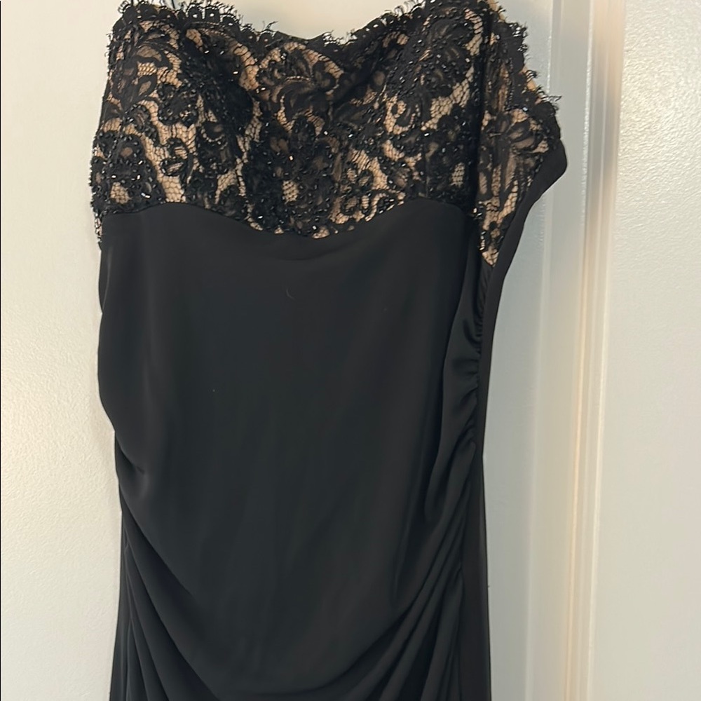Lord & Taylor Black Lace gown
